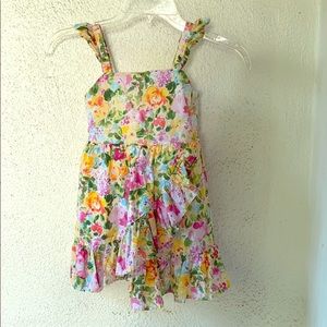 Janie and Jack floral dress 4T